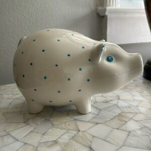 Tiffany and Co blue piggy bank